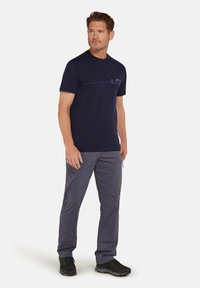 icebreaker Camiseta estampada - midnight navy