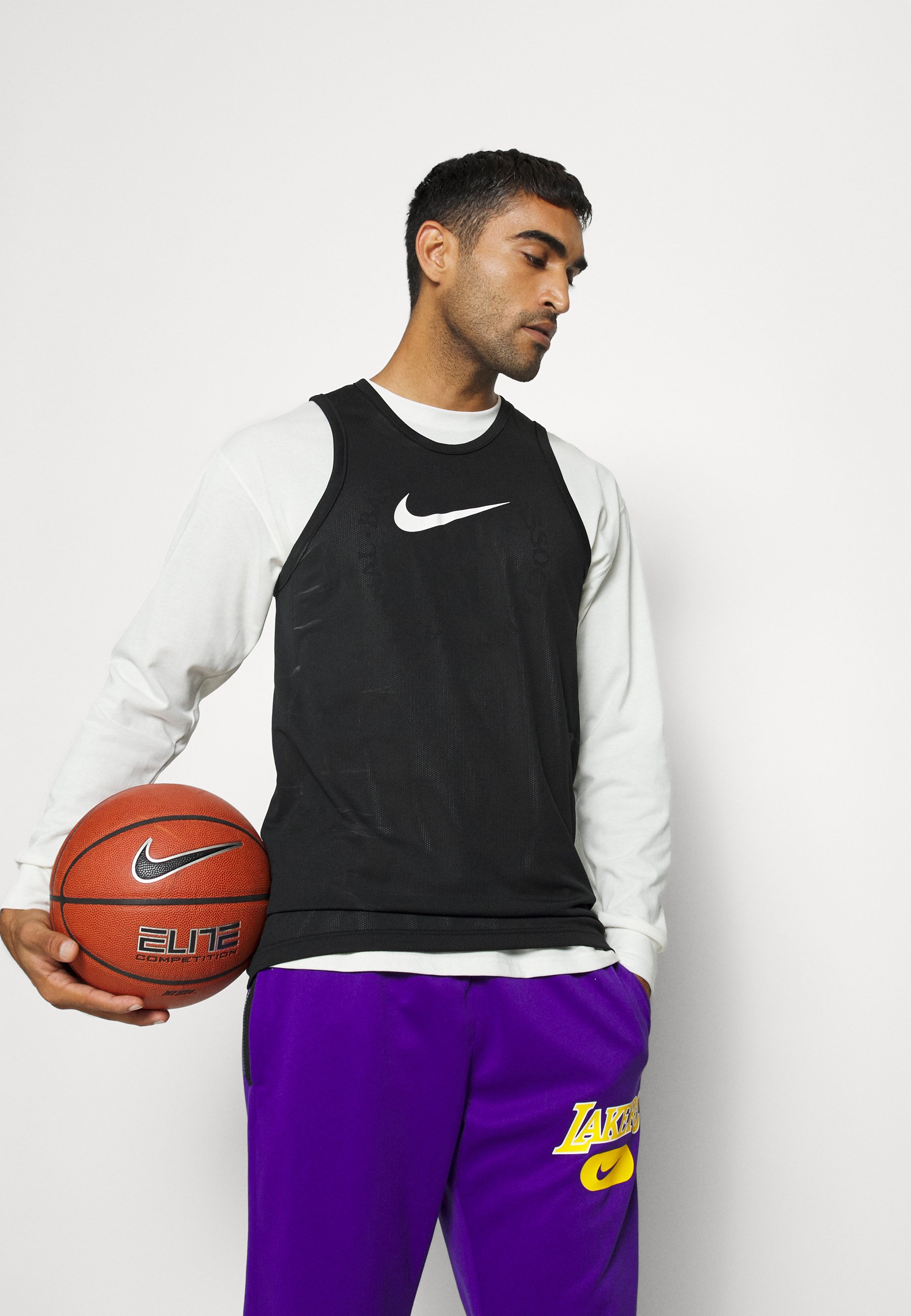 Nike Performance NBA LOS ANGELES LAKERS SPOTLIGHT SPOTLIGHT PANT - Club  wear - field purple/black/purple - Zalando.de