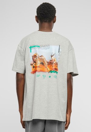 DO THE UNEXPECTED - Print T-shirt - grey
