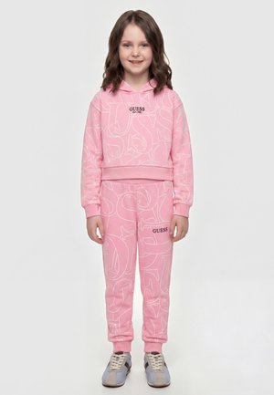 Guess, HOSE MIT ALL-OVER-LOGO - Jogginghose - rose