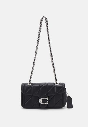 TABBY SHOULDER BAG WITH CHAIN - Across body bag - black