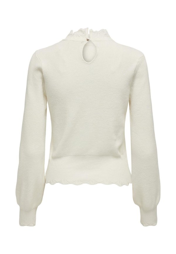ONLREBECCA MIX HIGHNECK - Jumper - cloud dancer2