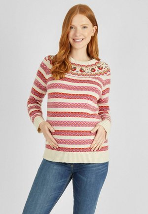 ROBIN FAIR ISLE MATERNITY - Džemper - cream