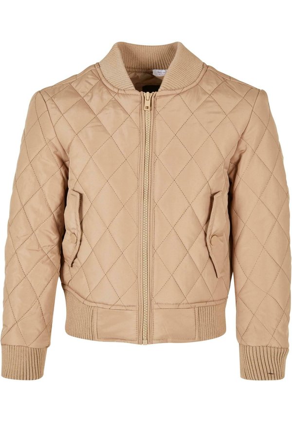 DIAMOND QUILT  - Bomberjacke - unionbeige