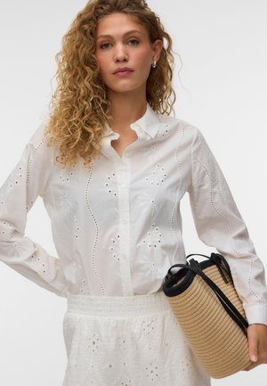 Vero Moda, VMKARINA SHIRT - Nööpidega pluus - snow white