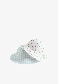 Selected, blue strawberry gingham