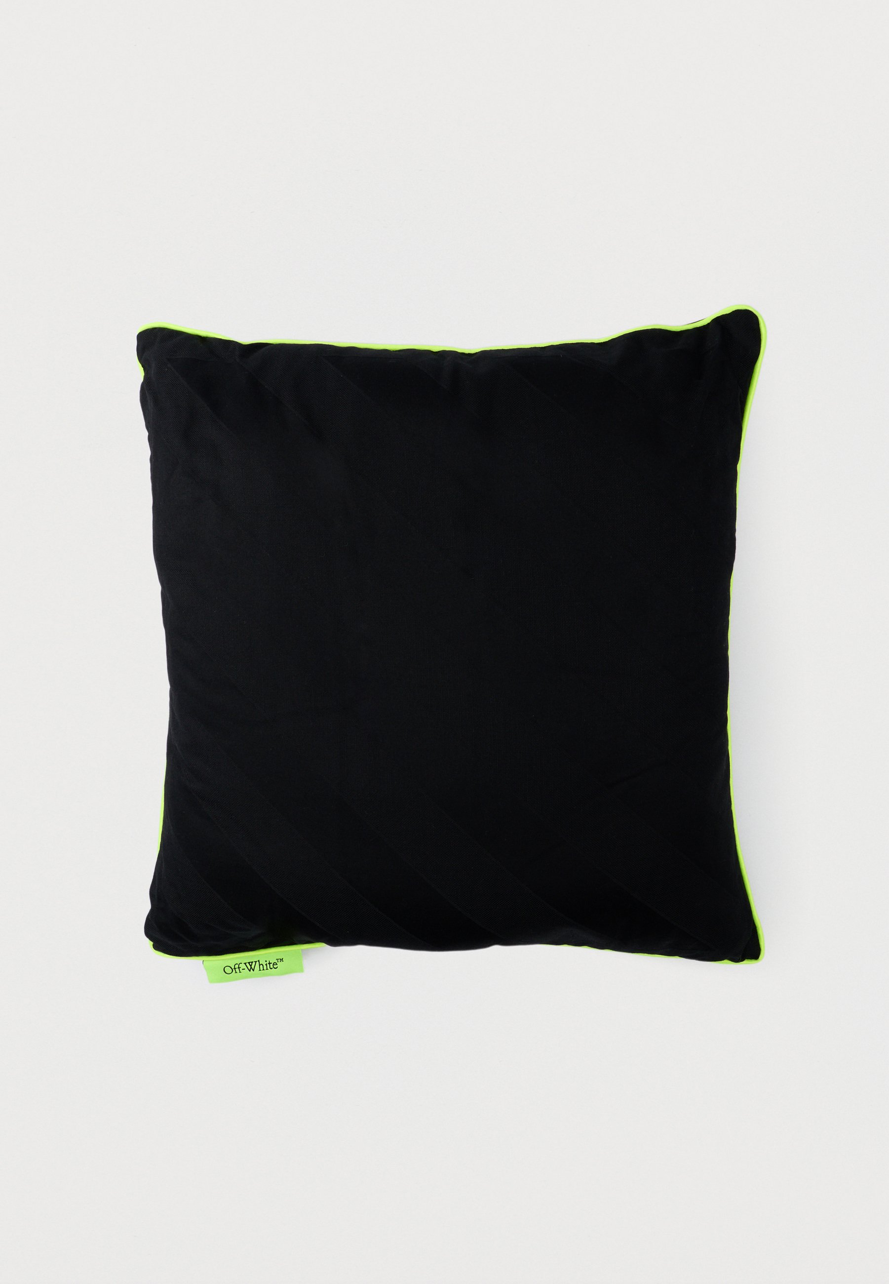 OFF-WHITE DIAG PILLOW - Dekokissen - black/schwarz