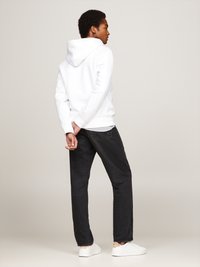 Tommy Hilfiger CHEST STRIPE HOODY - Jersey con capucha - white