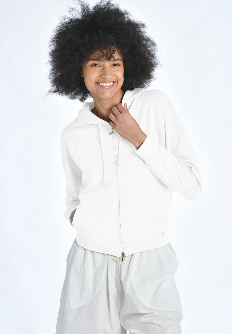 Deha Felpa con zip - white