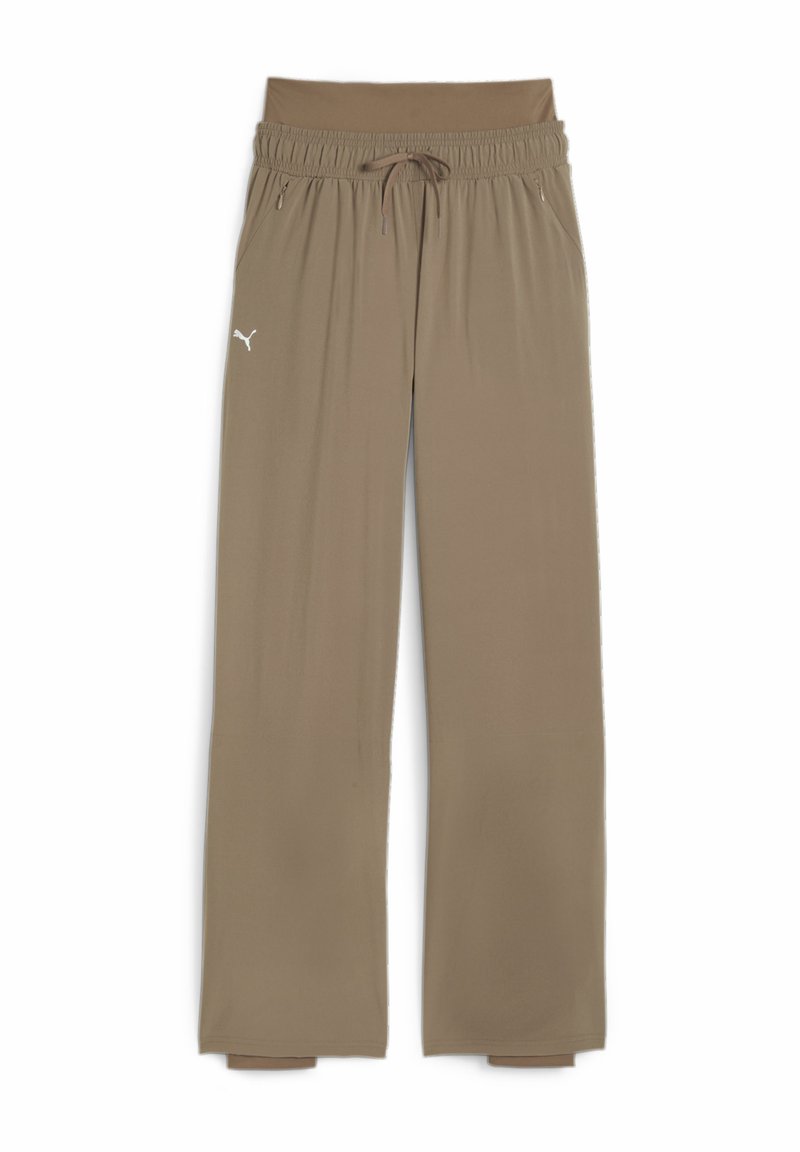 Puma - MODEST ACTIVEWEAR WIDE LEG - Teplákové kalhoty - totally taupe, Zvětšit