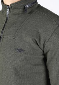 Gabbiano Felpa con zip - dark green