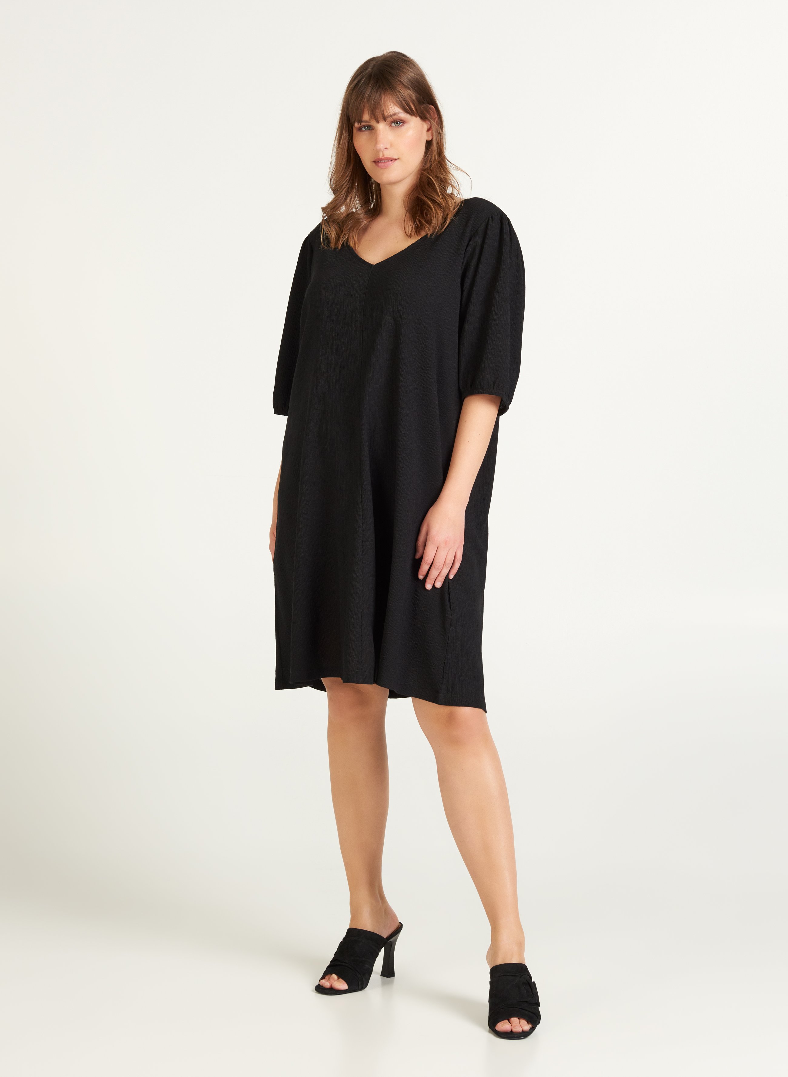 Zizzi Vardagsklänning black Zalando.se Zizzi 34 LENGTH Vardagsklänning black Zalando.se