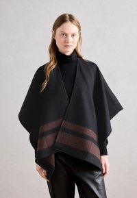 Anna Field Poncho - dark brown/camel