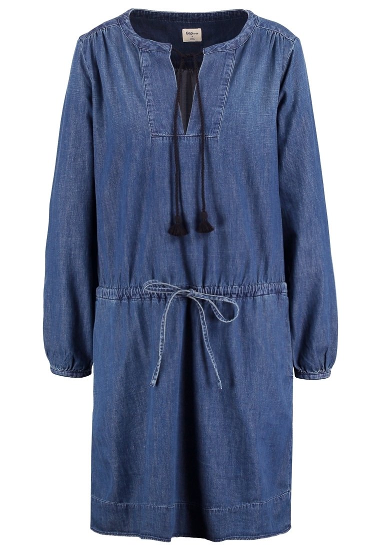 GAP Denim dress - blue denim - (Pre-owned) - Zalando.ie
