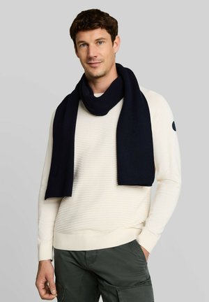 TOM TAILOR, Schal - knitted navy melange