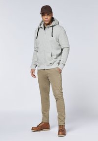 Chiemsee KAPUZEN MIT -LOGO - Sweatjacke - neutral gray melange