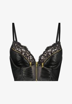 VORGEFORMTER LONGLINE TALIA - Bustino - black
