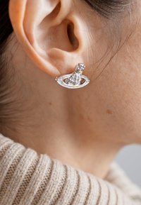 Vivienne Westwood MINI RELIEF EARRINGS - Ohrringe - silver-coloured