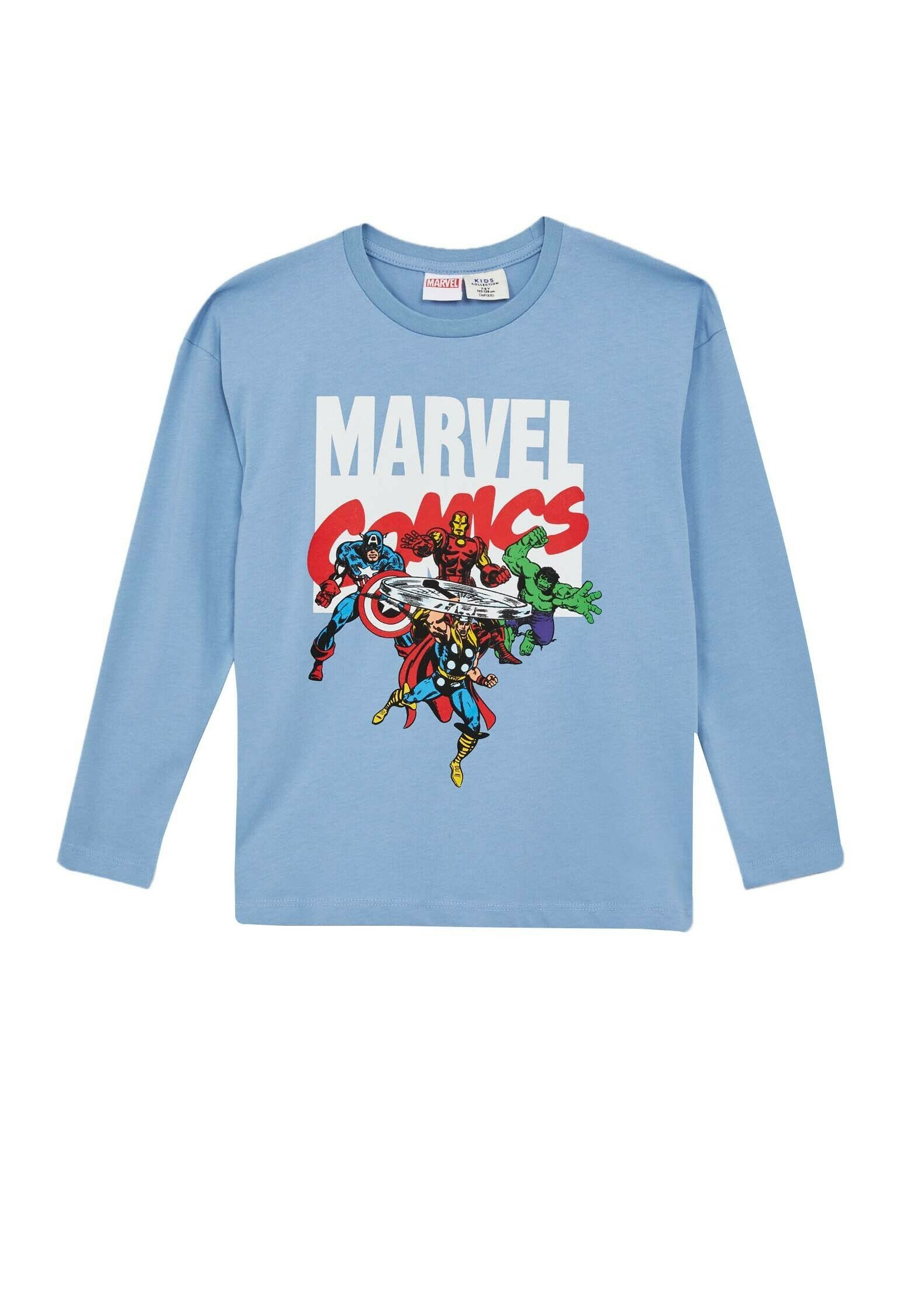 DeFacto MARVEL - T-shirt à manches longues - blue/bleu - ZALANDO.FR