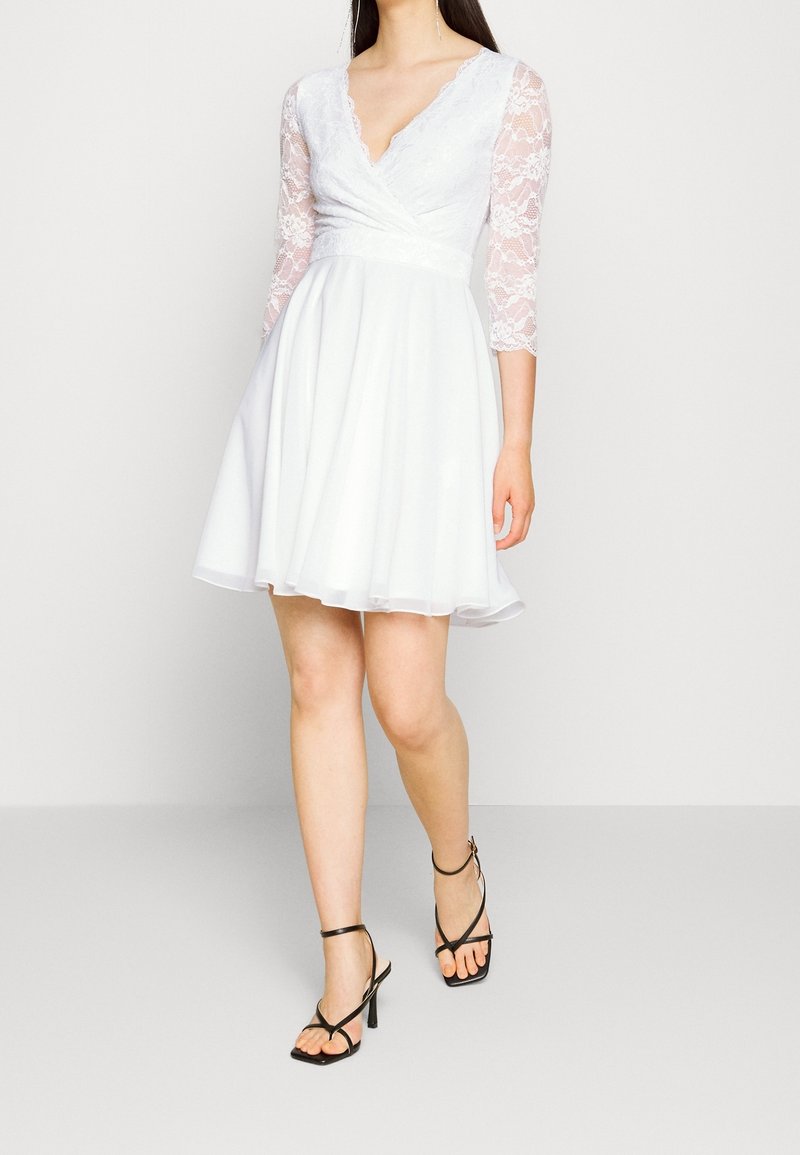 Swing Cocktail dress / Party dress - white - (Pre-owned) - Zalando.ie