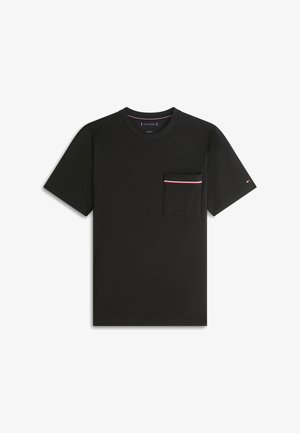Tommy Hilfiger, GLOBAL STRIPE POCKET PIQUE JERSEY T-SHIRT - T-shirt basique - black