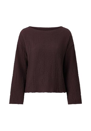 Ellos Collection, STRUKTURIERTES OBERTEIL. - Bluse - braune farbe