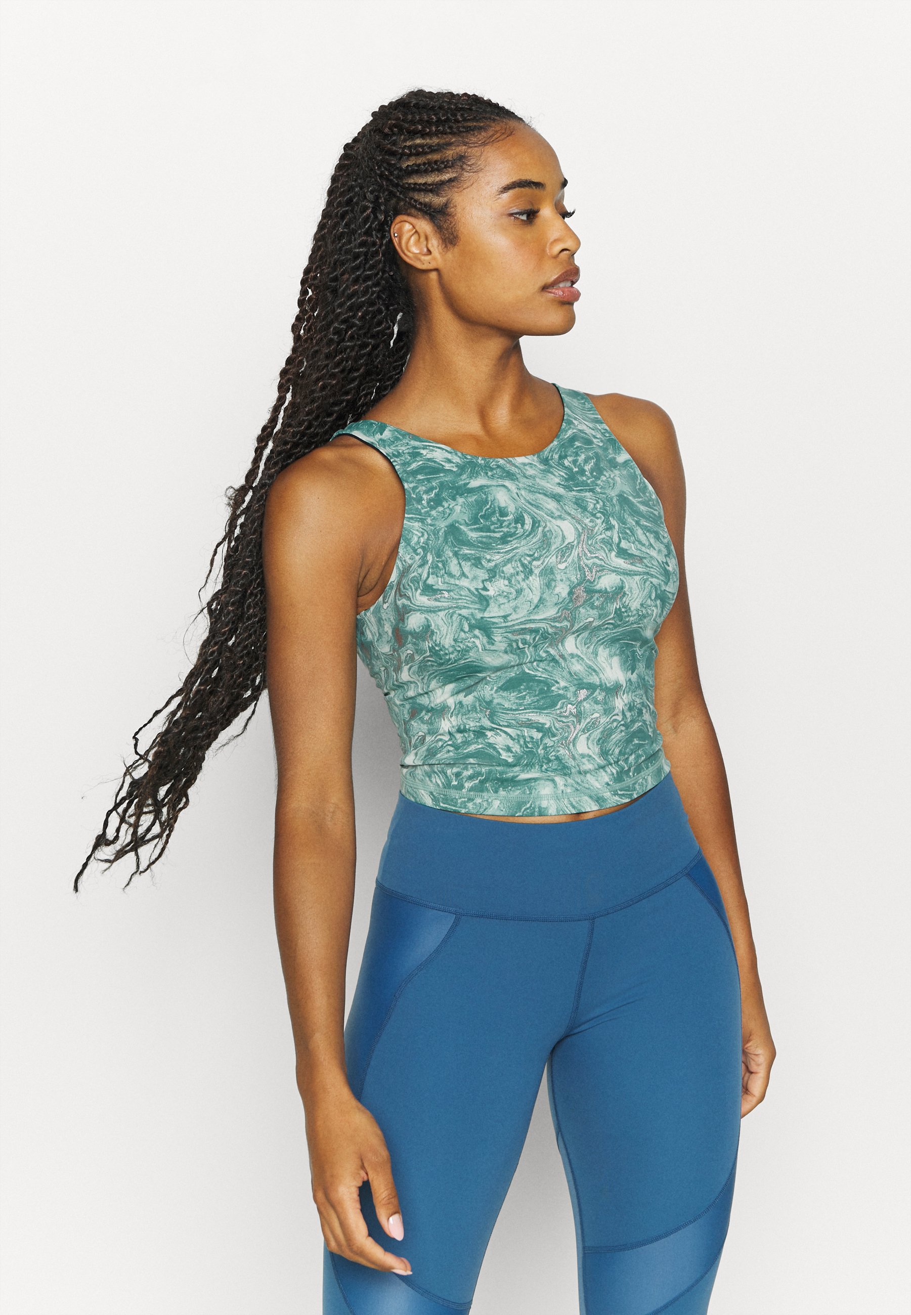 aqua vest top