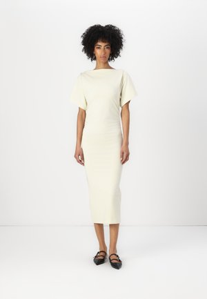 LISETTE MODERN INTERLOCK - Trikoomekko - pistachio shell