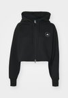 ADIDAS BY STELLA MCCARTNEY SPORTSWEAR CROPPED HOODIE - Φούτερ με φερμουάρ - black
