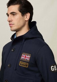 Hackett London HERITAGE RALLY  - Sudadera con cremallera - midnight blue