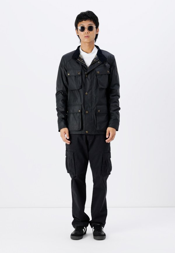 STRAIGHT CARGO PANT - Cargo trousers - moonless night2