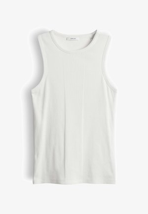 OPUS, SLIM FIT RIBBED - Top - light cotton