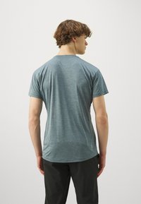 Salewa PUEZ MELANGE DRY TEE - T-skjorte til trening - java blue melange