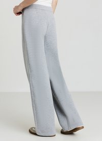 Calliope WIDE - Pantalon classique - grigio medio melange