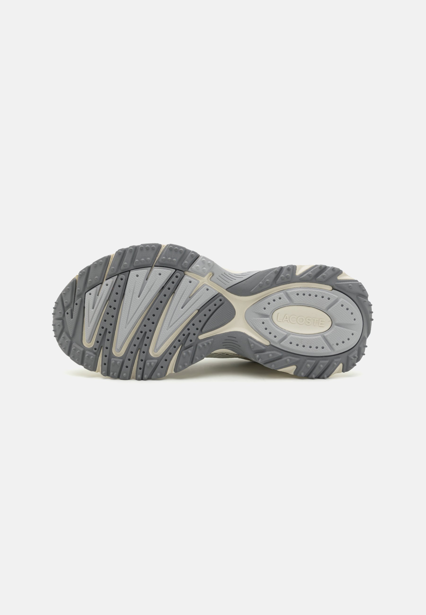 Lacoste NEO SHOT - Sneakers low - off white/grey/alb natural