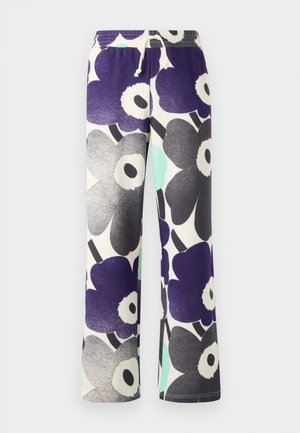 VARRET UNIKKO UNISEX - Pantaloni sportivi - off white/mint/violet