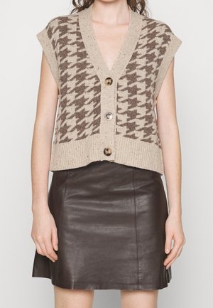 Chaqueta de punto - camel