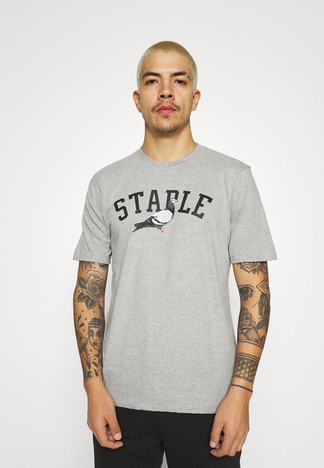 COLLEGE TEE UNISEX - T-Shirt print - heather grey