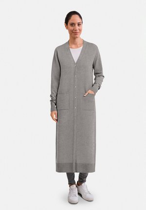 SUPER LONG - Gilet - grau