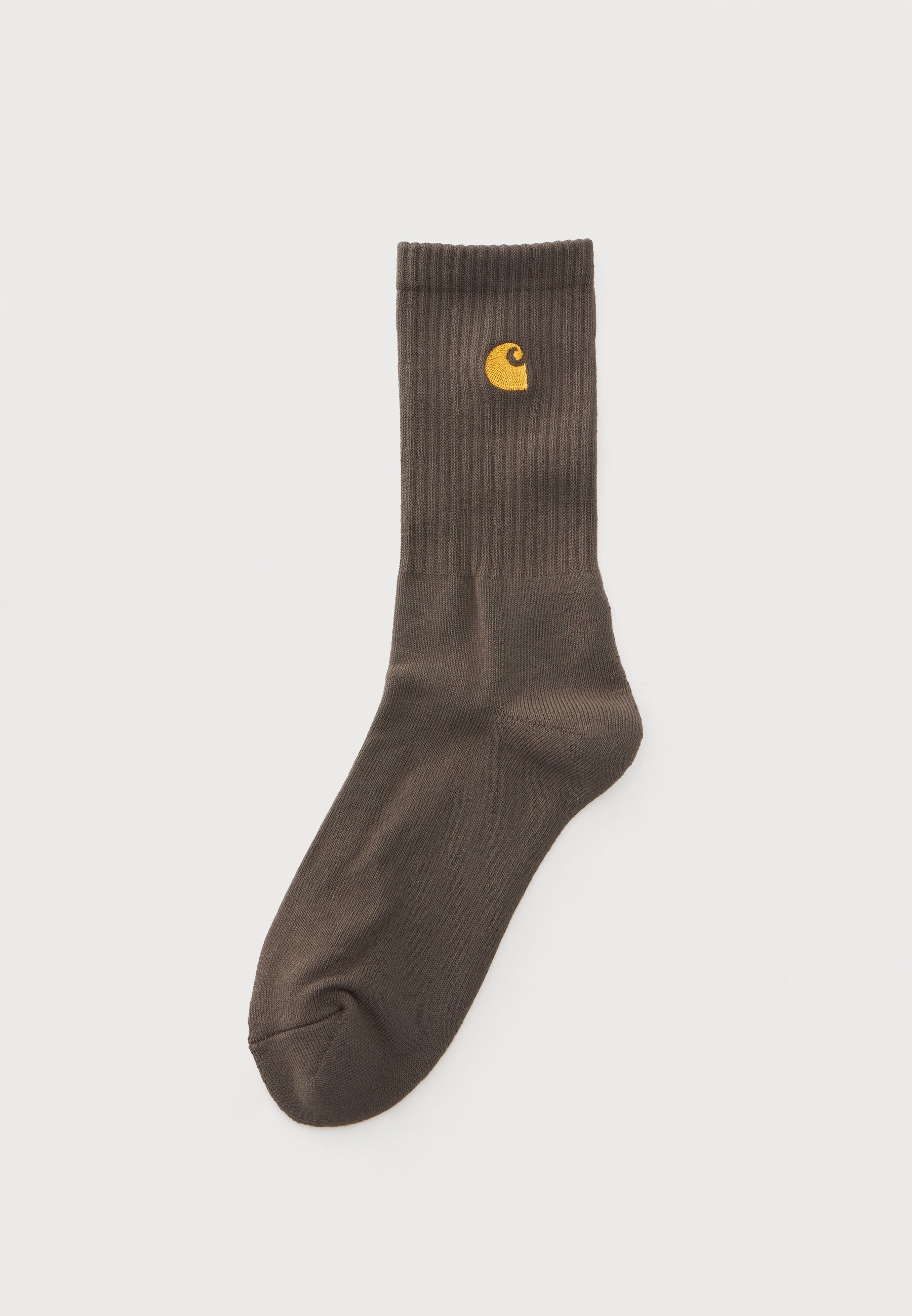 Carhartt WIP CHASE UNISEX - Kojinės - black/gold-coloured/juoda