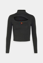 Ellesse tape long sleeve crop polo shirt Clearance