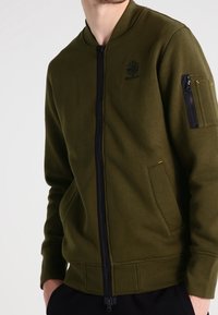 Reebok Classic Tröja med dragkedja - olive