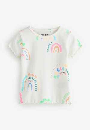 Next, REGULAR FIT - SHORT SLEEVE 5 PACK - T-shirt con stampa - rainbow
