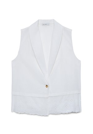 Calliope, GIACCA TINTA UNITA - Veste sans manches - bianco ottico
