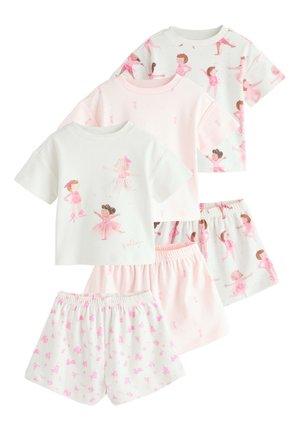 Next, REGULAR FIT - /CREAM BALLERINA SHORT PYJAMAS 3 PACK .SET - Pyjama - pink