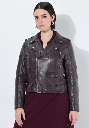 BIKER STYLE - Blazer - dark claret