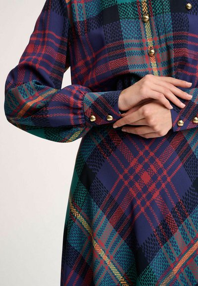 Luisa Spagnoli GALANTERIA - Tričkové šaty - var verde blu