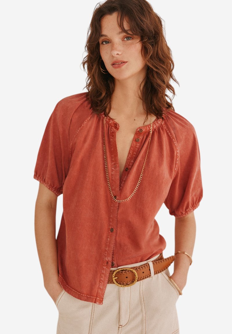Hoss Intropia Bluse - salmon