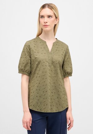 Eterna SCHLUPFBLUSE - REGULAR FIT - Blouse - olive