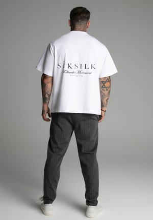 SIKSILK GRAPHIC - Print T-shirt - white